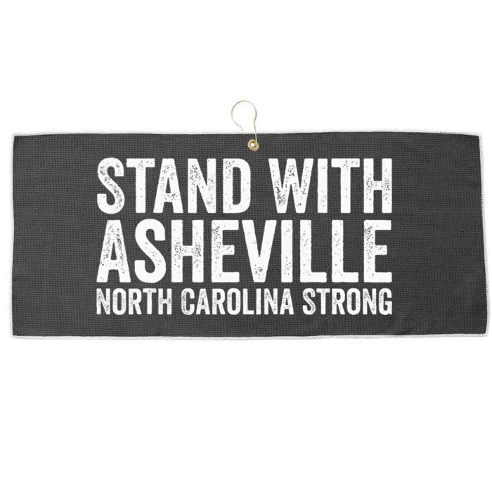 North Carolina Strong Asheville Nc Stand With Asheville 2024 Large Microfiber Waffle Golf Towel