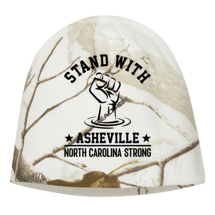 North Carolina Strong Asheville Nc Stand With Asheville 2024 Kati - Camo Knit Beanie