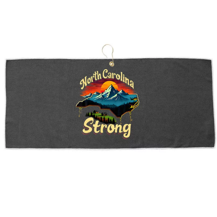 North Carolina Strong Strong Nc State Support For Carolina Large Microfiber Waffle Golf Towel