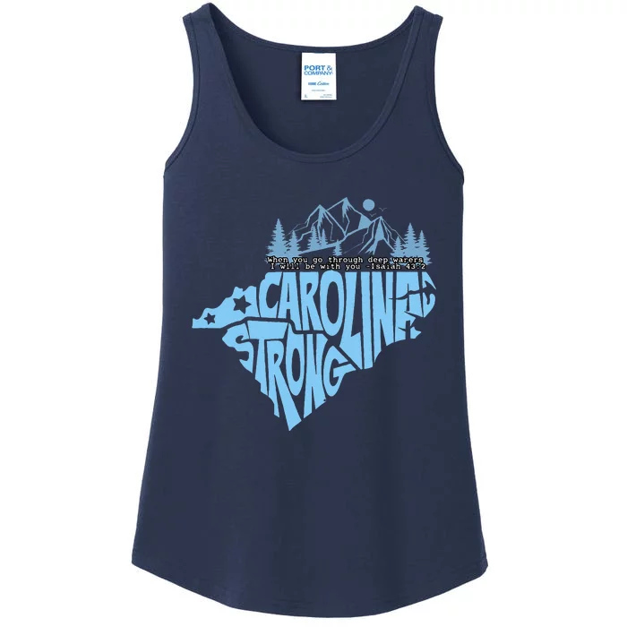 North Carolina Stronger Together Ladies Essential Tank