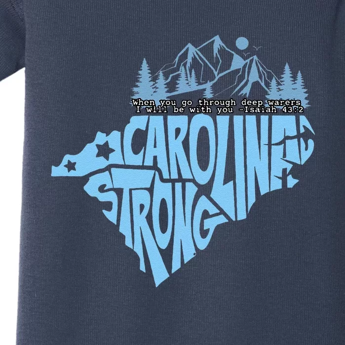 North Carolina Stronger Together Baby Bodysuit