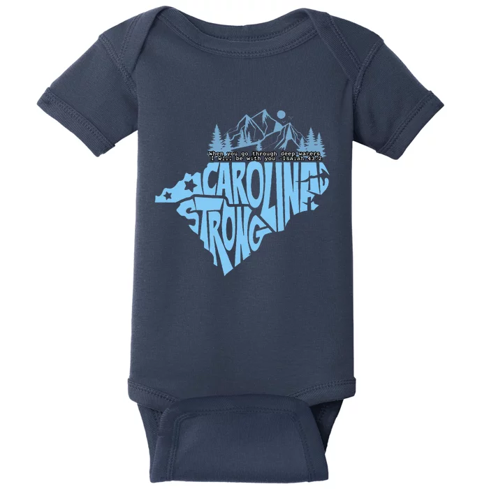 North Carolina Stronger Together Baby Bodysuit