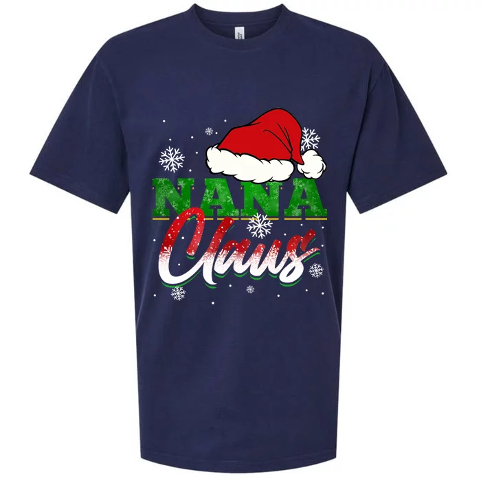 Nana Claus Santa Claus Chistmas Season Gift Sueded Cloud Jersey T-Shirt