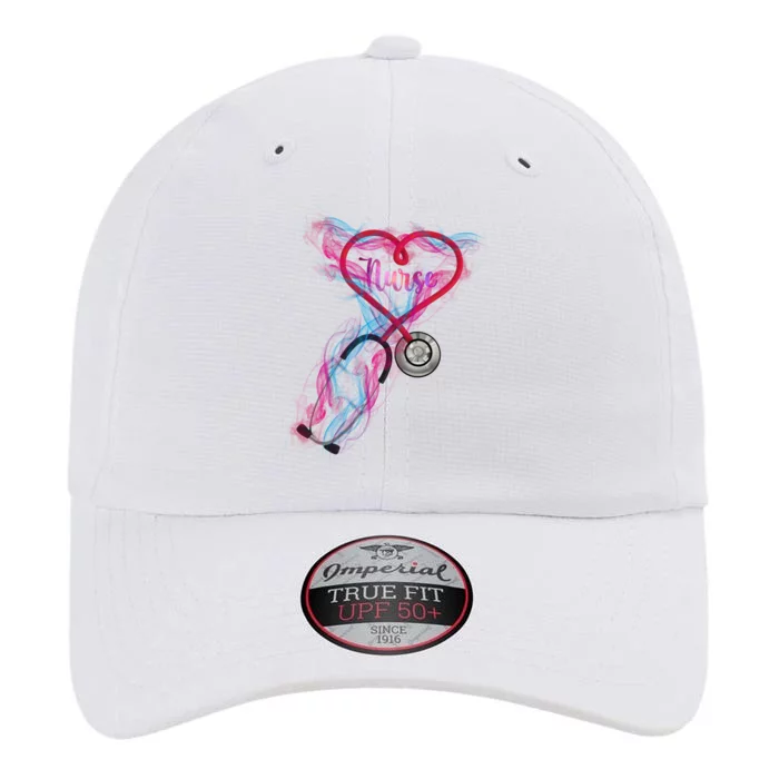 Nurse Colorful Stethoscope Heart Nurse Life The Original Performance Cap