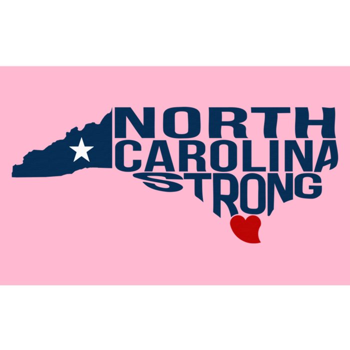 North Carolina Strong With Nc State And Love North Carolina Bumper Sticker