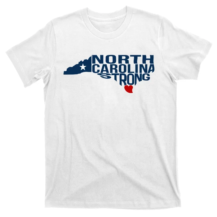 North Carolina Strong With Nc State And Love North Carolina T-Shirt