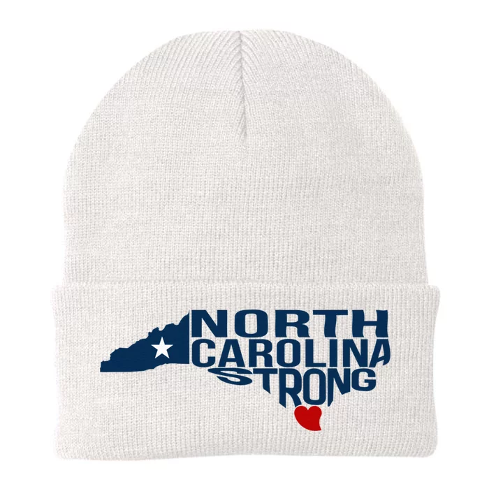 North Carolina Strong With Nc State And Love North Carolina Knit Cap Winter Beanie