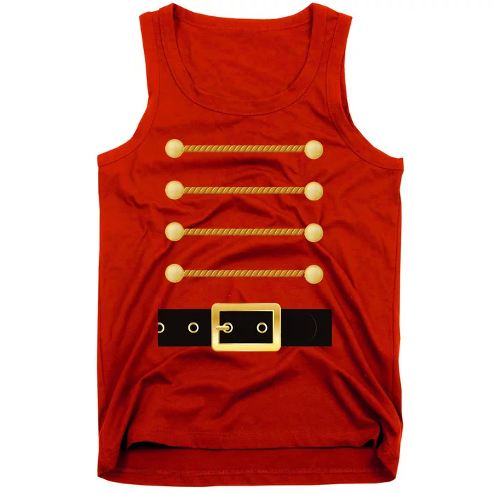 Nutcracker Character Soldier Costume Uniform Christmas Tank Top