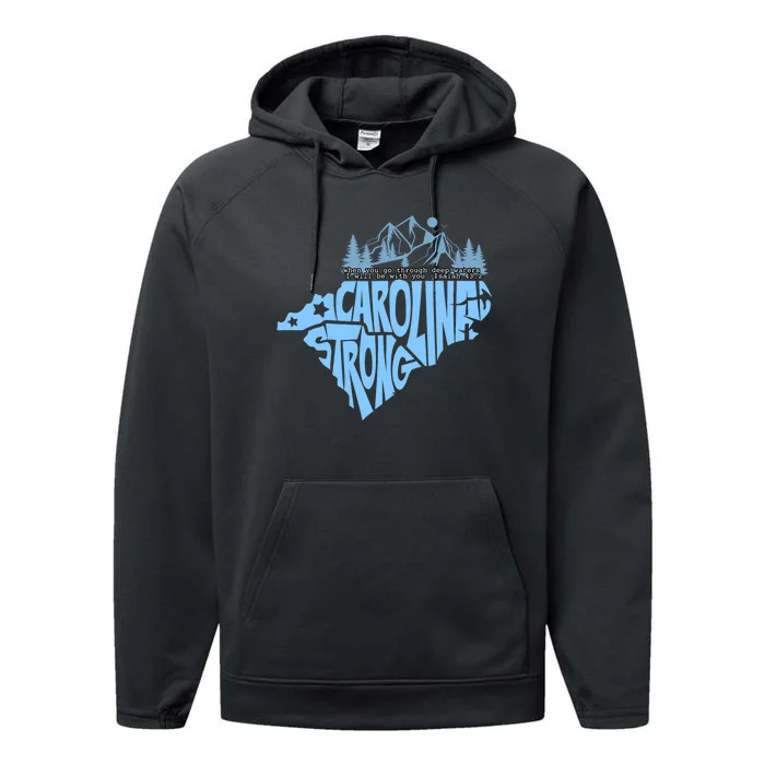 North Carolina Stronger Together Performance Fleece Hoodie