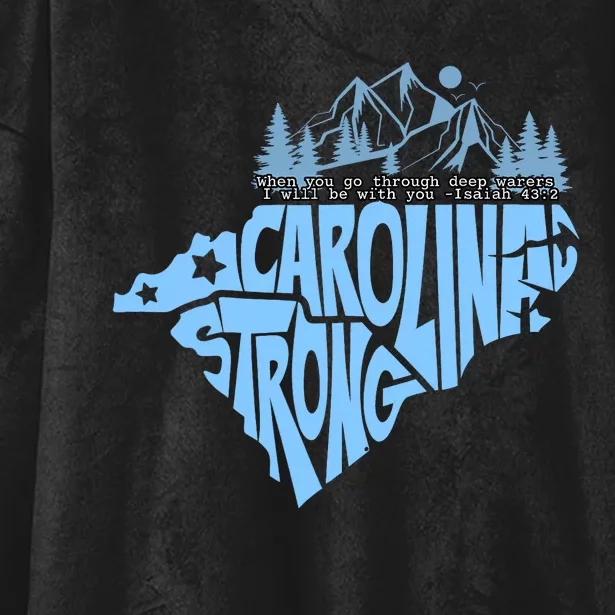 North Carolina Stronger Together Hooded Wearable Blanket