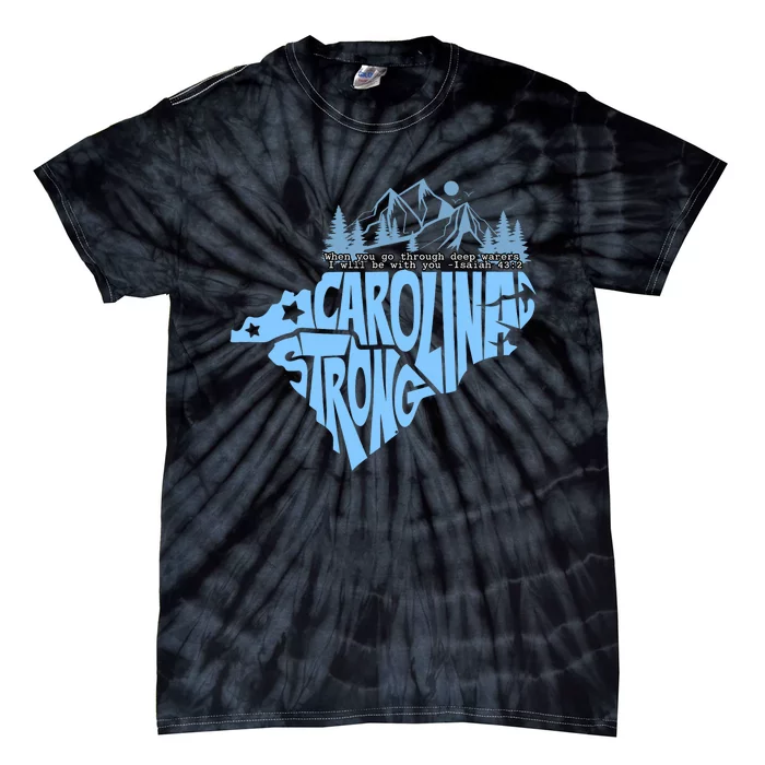 North Carolina Stronger Together Tie-Dye T-Shirt