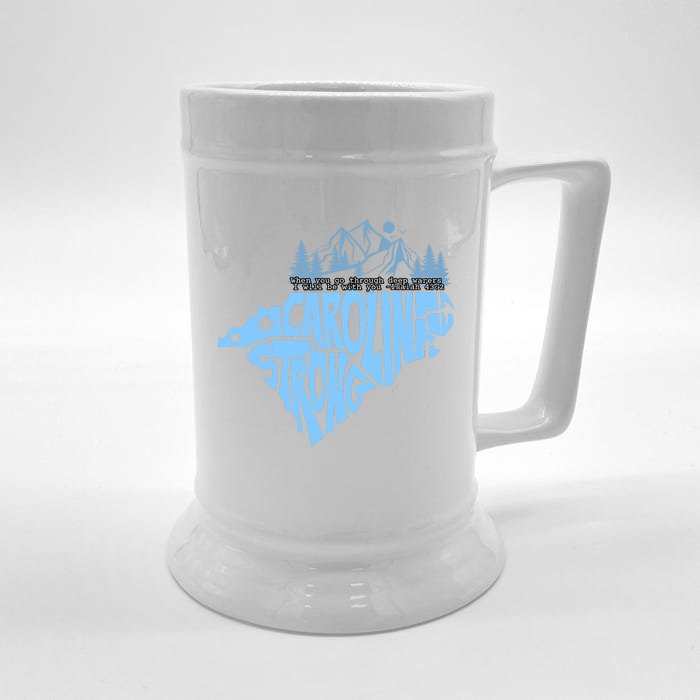 North Carolina Stronger Together Front & Back Beer Stein