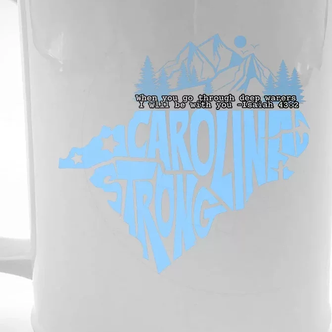 North Carolina Stronger Together Front & Back Beer Stein