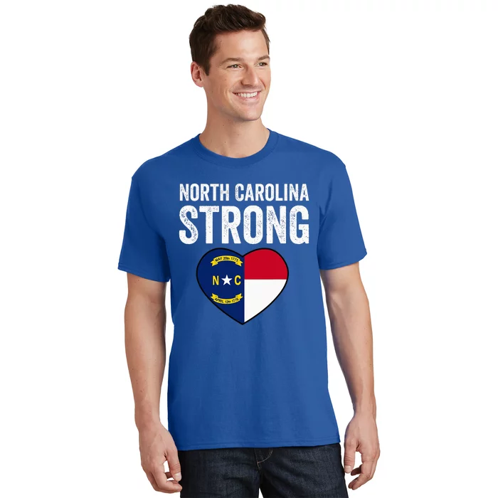 North Carolina Strong With Nc State And Love T-Shirt