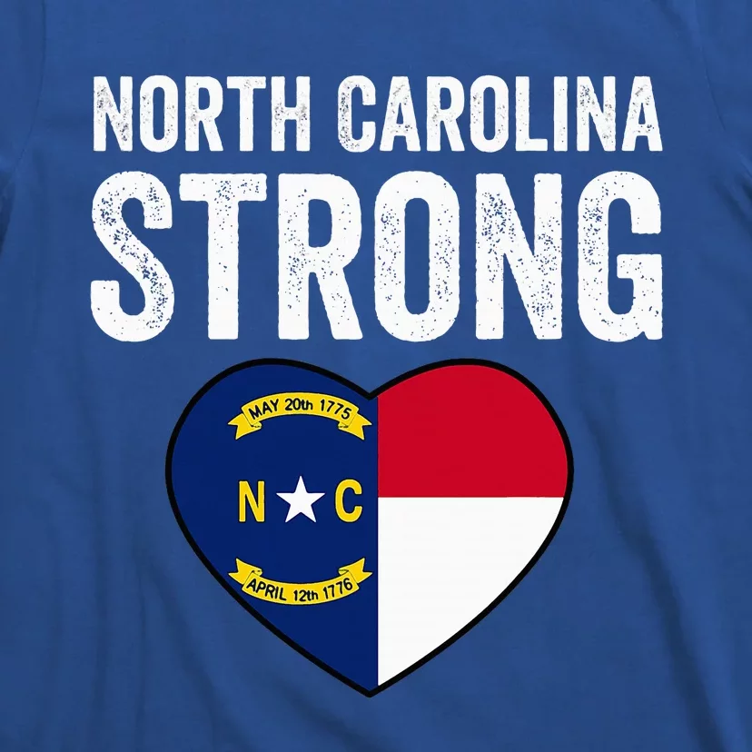 North Carolina Strong With Nc State And Love T-Shirt