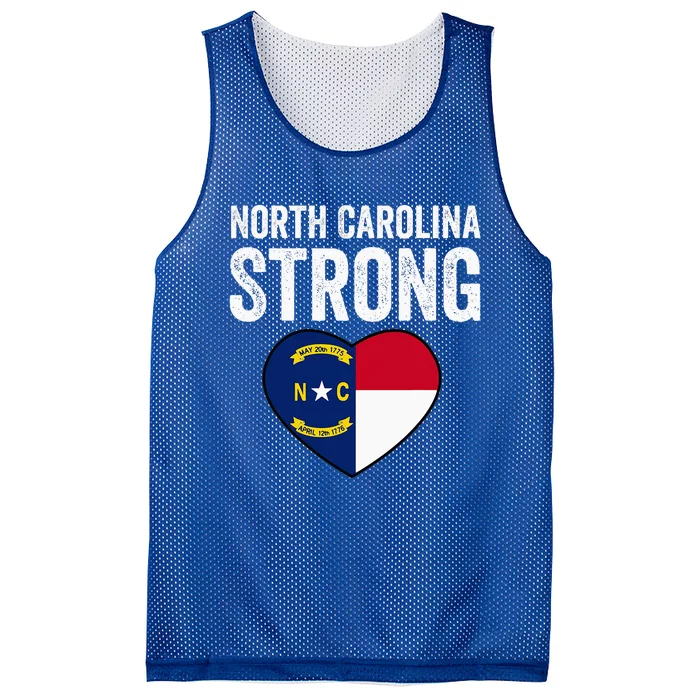 North Carolina Strong With Nc State And Love Mesh Reversible Basketball Jersey Tank