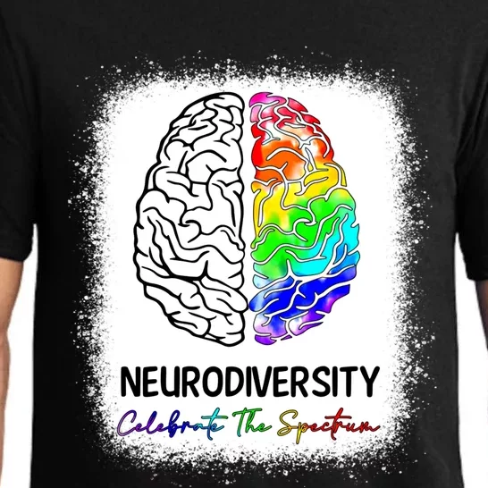 Neurodiversity Clebrate Spectrum Autism Awareness Acceptance Funny Gift Pajama Set