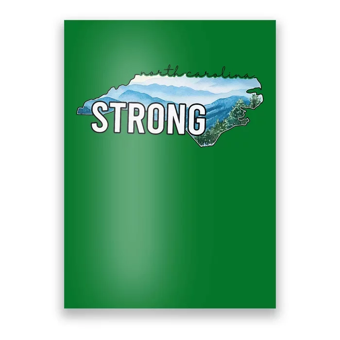 North Carolina Strong Nc State Poster