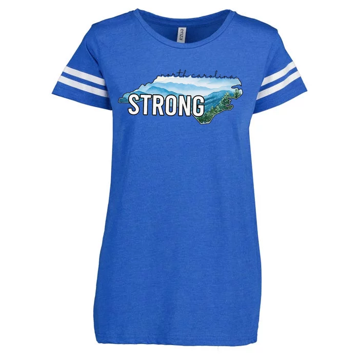 North Carolina Strong Nc State Enza Ladies Jersey Football T-Shirt