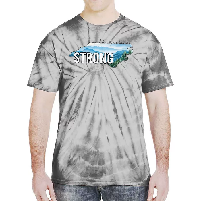 North Carolina Strong Nc State Tie-Dye T-Shirt