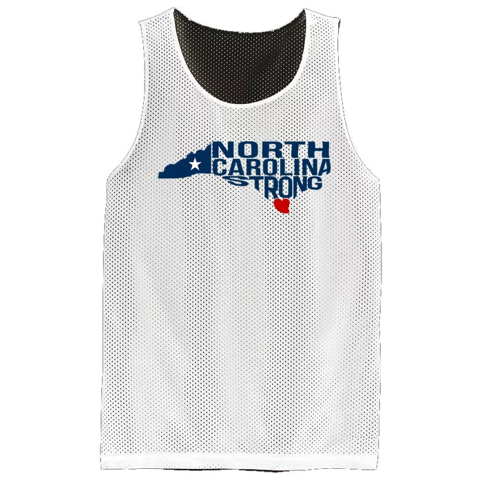 North Carolina Strong With Nc State And Love North Carolina Mesh Reversible Basketball Jersey Tank