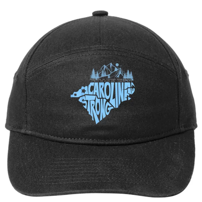 North Carolina Stronger Together 7-Panel Snapback Hat