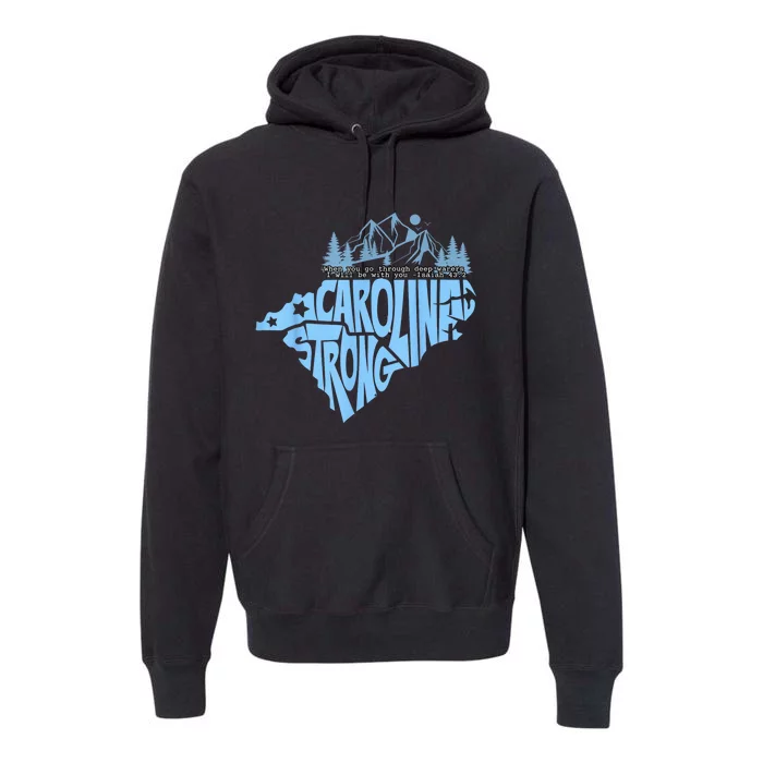 North Carolina Stronger Together Premium Hoodie