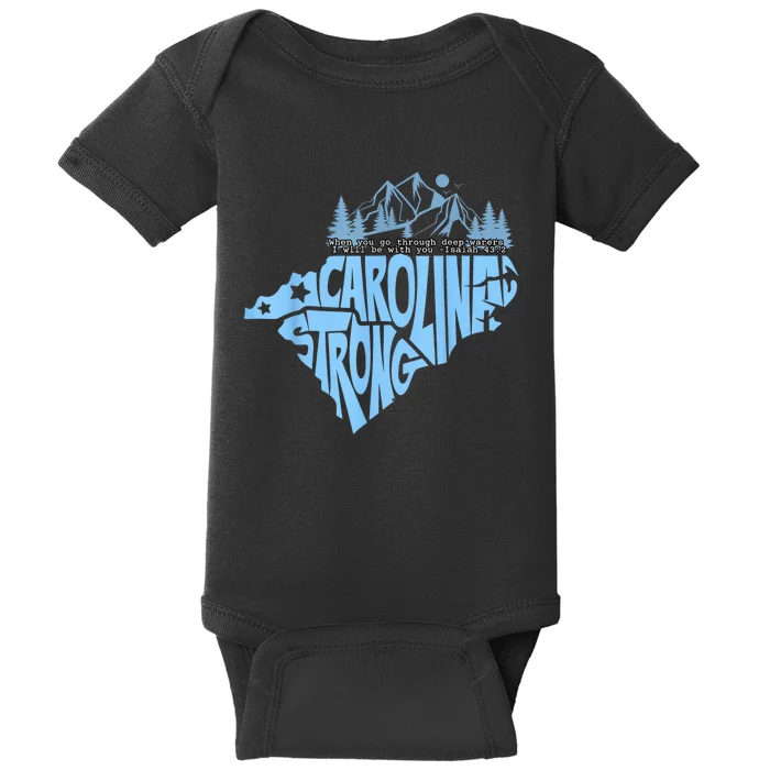 North Carolina Stronger Together Baby Bodysuit