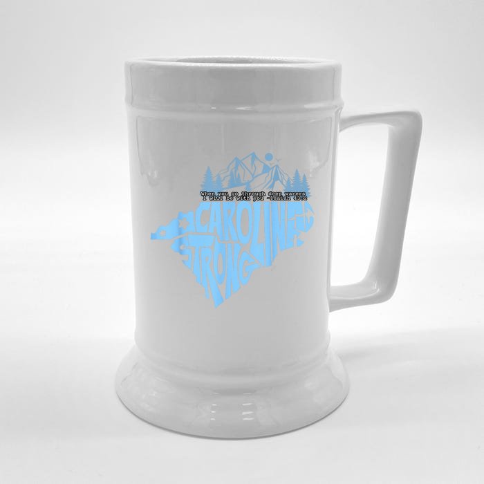 North Carolina Stronger Together Front & Back Beer Stein