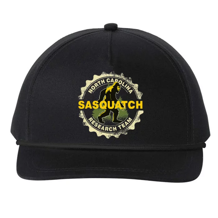 North Carolina Sasquatch Research Team Bigfoot Believer Fan Snapback Five-Panel Rope Hat