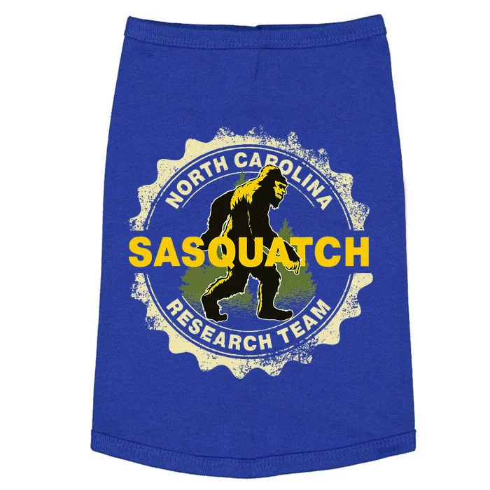 North Carolina Sasquatch Research Team Bigfoot Believer Fan Doggie Tank