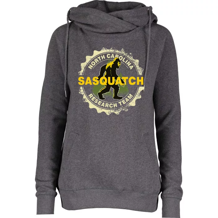 North Carolina Sasquatch Research Team Bigfoot Believer Fan Womens Funnel Neck Pullover Hood