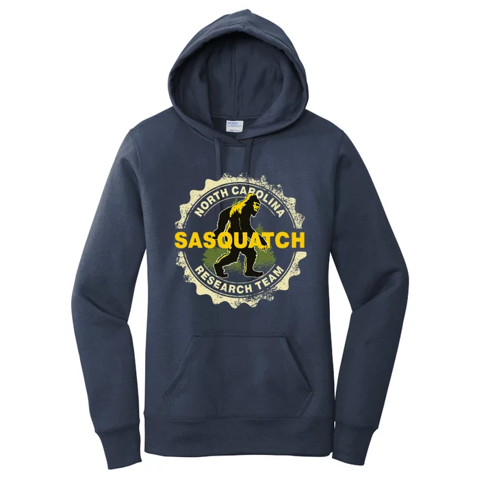 North Carolina Sasquatch Research Team Bigfoot Believer Fan Women's Pullover Hoodie