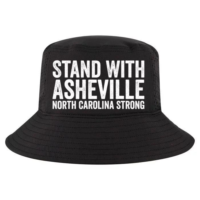 North Carolina Strong Asheville Nc Stand With Asheville 2024 Cool Comfort Performance Bucket Hat