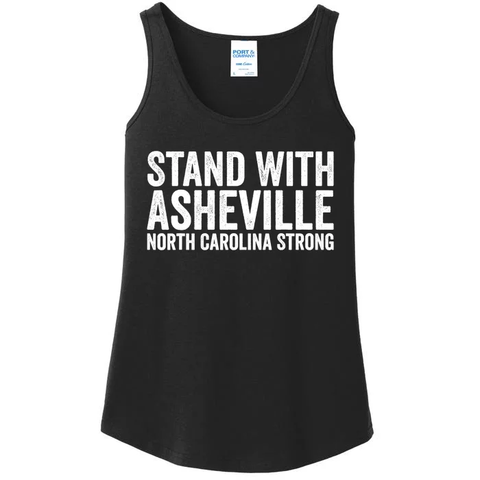 North Carolina Strong Asheville Nc Stand With Asheville 2024 Ladies Essential Tank