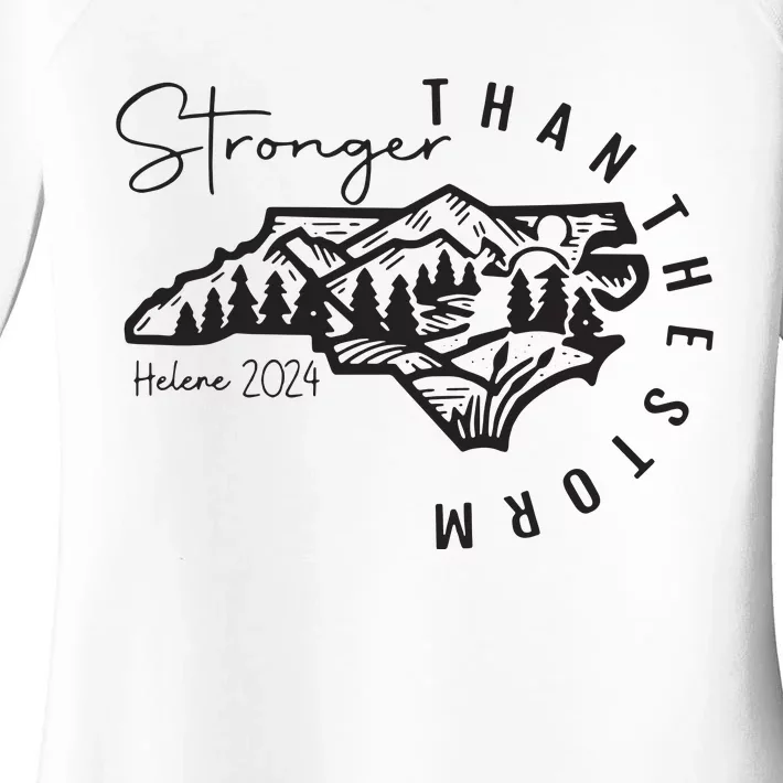 North Carolina Strong Hurricane Helene Flooding Fundraiser Women's Perfect Tri Tunic Long Sleeve Shirt