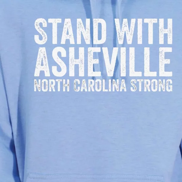 North Carolina Strong Asheville Nc Stand With Asheville 2024 Unisex Surf Hoodie