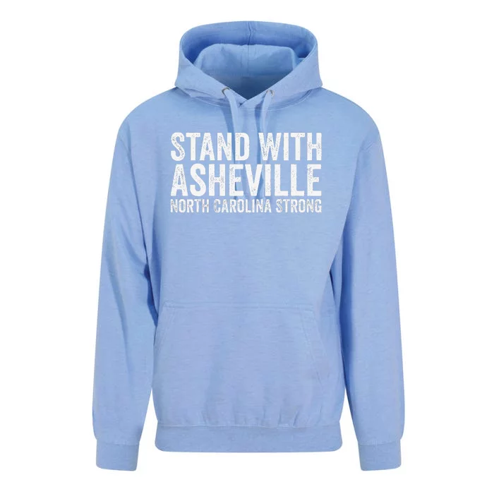 North Carolina Strong Asheville Nc Stand With Asheville 2024 Unisex Surf Hoodie