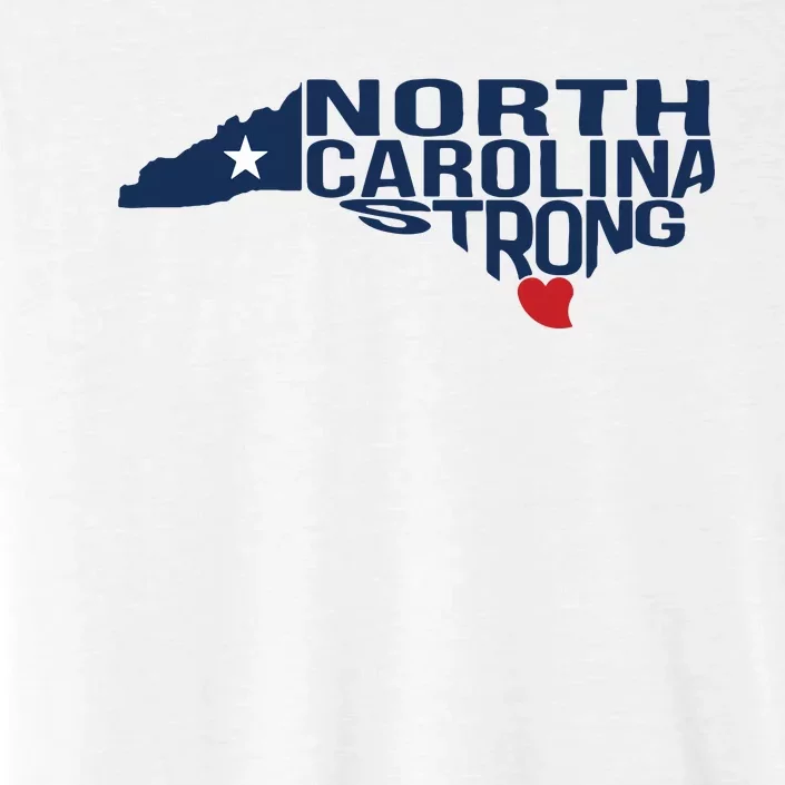 North Carolina Strong With Nc State And Love North Carolina ChromaSoft Performance T-Shirt