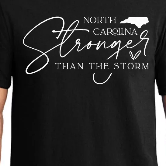 North Carolina Stronger Then The Storm Pajama Set