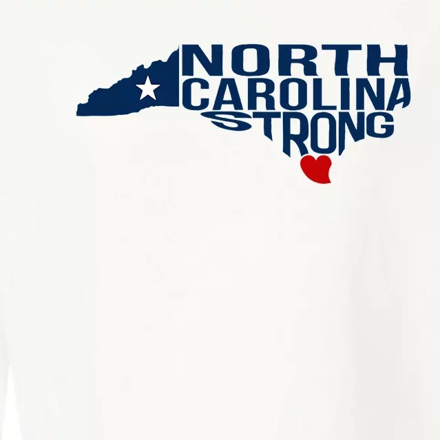 North Carolina Strong With Nc State And Love North Carolina Cropped Pullover Crew