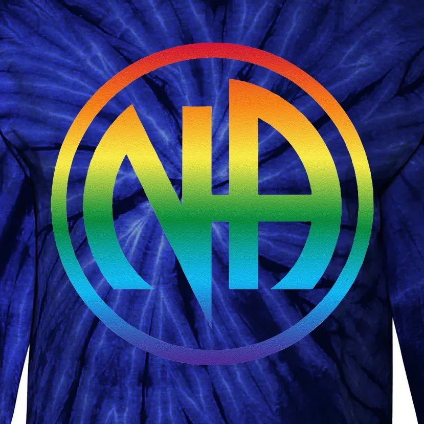 Narcotics Clean Sober Na Aa Recovery Proud Sobriety Lgbt Gay Tie-Dye Long Sleeve Shirt