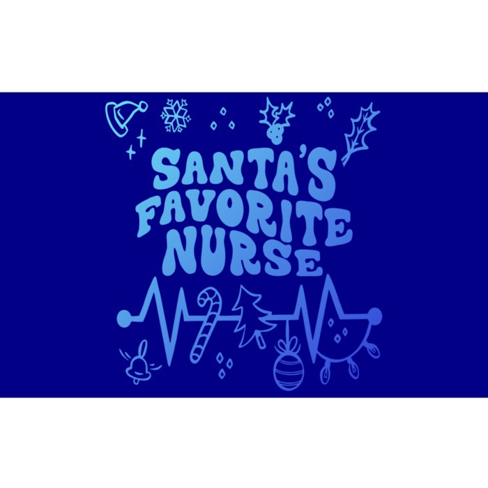 Nurse Christmas Stethoscope Heartbeat Christmas Nurse Crew Cute Gift Bumper Sticker