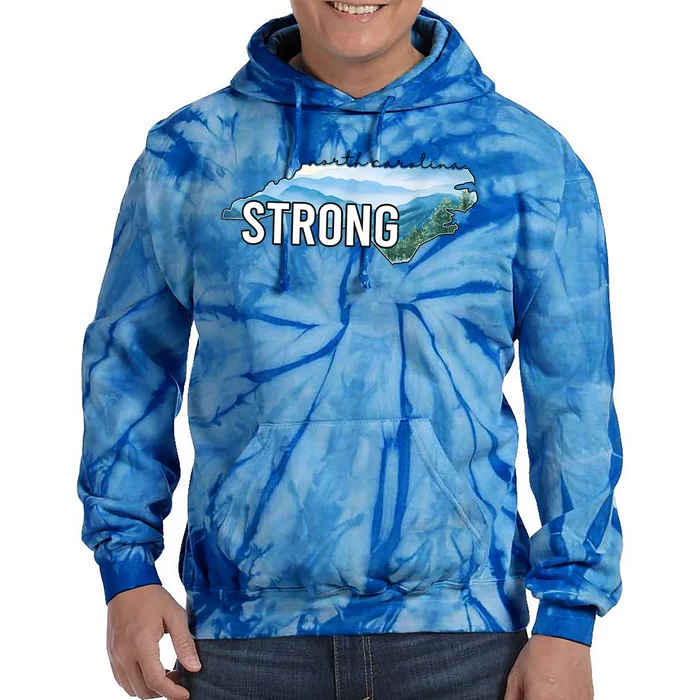 North Carolina Strong Nc State Tie Dye Hoodie