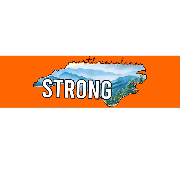 North Carolina Strong Nc State Bumper Sticker