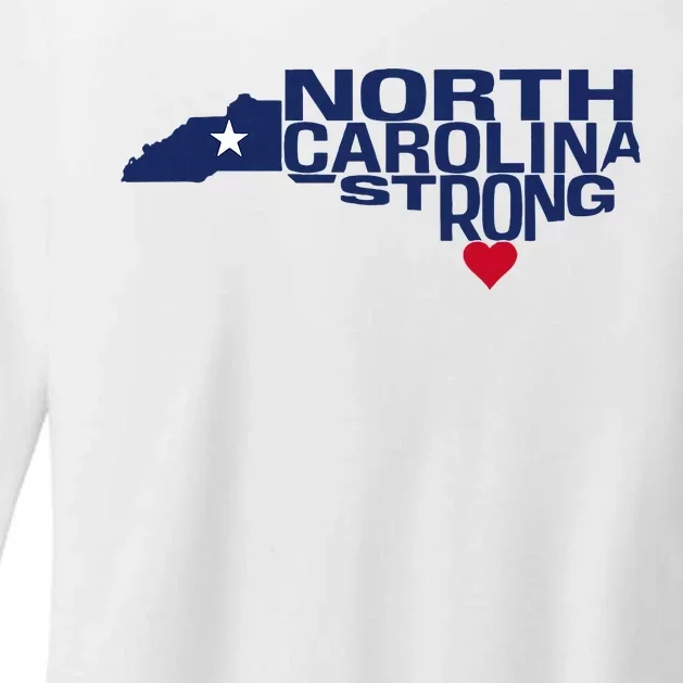 North Carolina State Strong Nc Love Womens CVC Long Sleeve Shirt