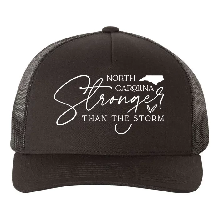 North Carolina Stronger Then The Storm Yupoong Adult 5-Panel Trucker Hat