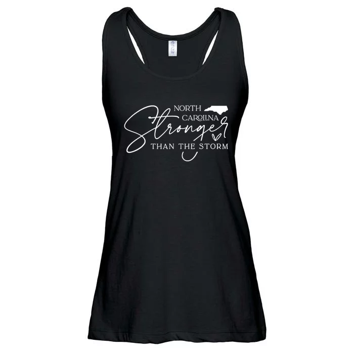 North Carolina Stronger Then The Storm Ladies Essential Flowy Tank