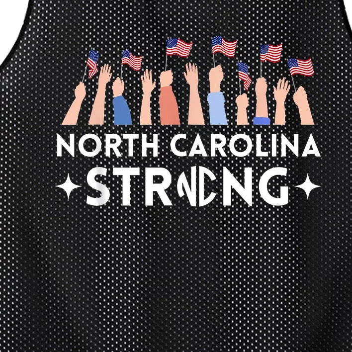 North Carolina Strong Support Nc Flag Mesh Reversible Basketball Jersey Tank