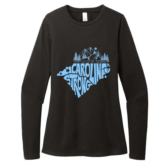 North Carolina Stronger Together Womens CVC Long Sleeve Shirt